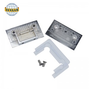 Kaksoisreiän kammio 180 asteen kiinnityspuristin