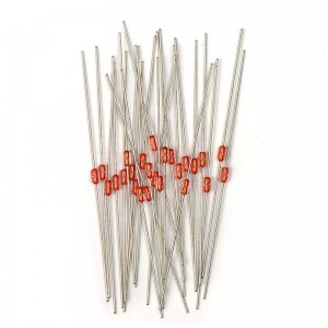 MF58 -lasi kapseloitu lasipäällysteinen termistorilämpötilan mittaus NTC -termistori