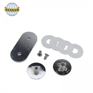 Kaksinkertainen pallo 180 asteen kiinnitysklipsi