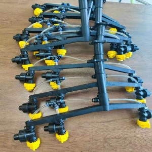 Maatalouden UAV: ​​n, uuden mallin, painesuutin on asetettu verkossa hyvällä vaikutuksella