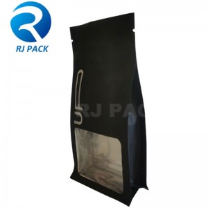 Lastenkestävä litteä pohjapussi ikkunalla