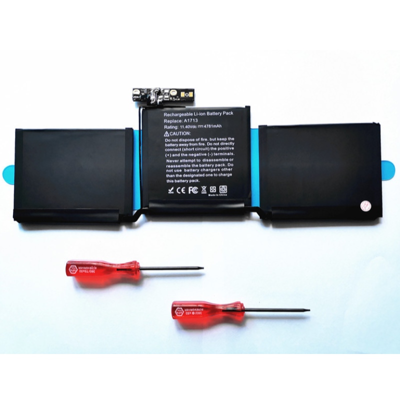 Kannettavan tietokoneen akku Apple MacBook ProA1713 A1708 A2171/A2159/A2338