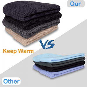 Beanie -hatut miehille, slouchy beanies miehilleneulotut liputnaisille&teini -ikäinen kevään kesälle talvi