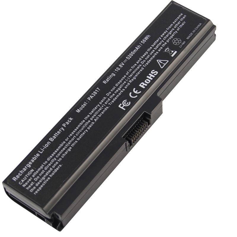 Toshiba-kannettavan tietokoneen satelliitti L750PA3816U-1BRS PA3819U-1BRS PA3817U-1BAS PA3636U-1BRS-Kannettavan tietokoneen akku