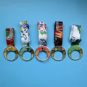 Nauhan kaulamitali mukautettu muotoilupainatus metalliyhdistelmämitalit matkamuisto