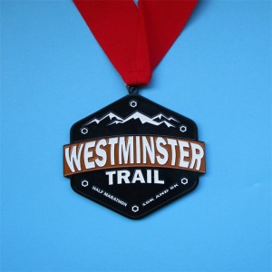 Mukautetut maratonimetallimitalit puolimaratonmitali