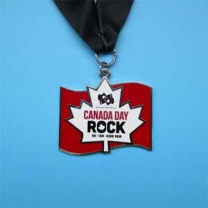 Emaloidut mitalit mukautetut metallikultahopeakuparimitali värikkäitä palkintoja