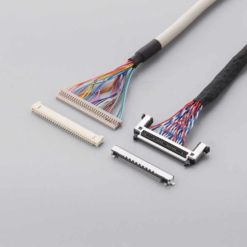 LVDS-kaapeli FI-RE51HL-DF14-30S-1.25C Signal Computer DisplayPort Parsning LCD -näyttöpaneelinnäytönohjainjohto