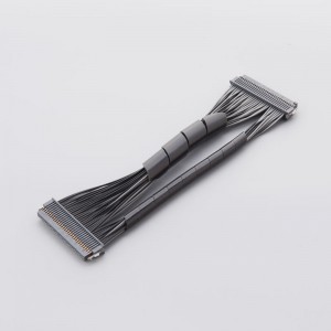 SAMTEC 1.27 Pitch ISDF-05-D CC03M-2830-G Kaksirivinen kultapinnoitettu päätepisteen johdinkaapelin liitin