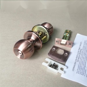 2501 yksityisyyden ovensiirto makuuhuoneeseen ja kylpyhuoneeseen, sisätilat Keyless Ball Oven lukitus- antiikki kupari