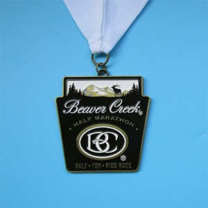 Ilmainen ammattimainen viileä suunnittelu räätälöity maratonmitalit tyhjät urheilumitalit