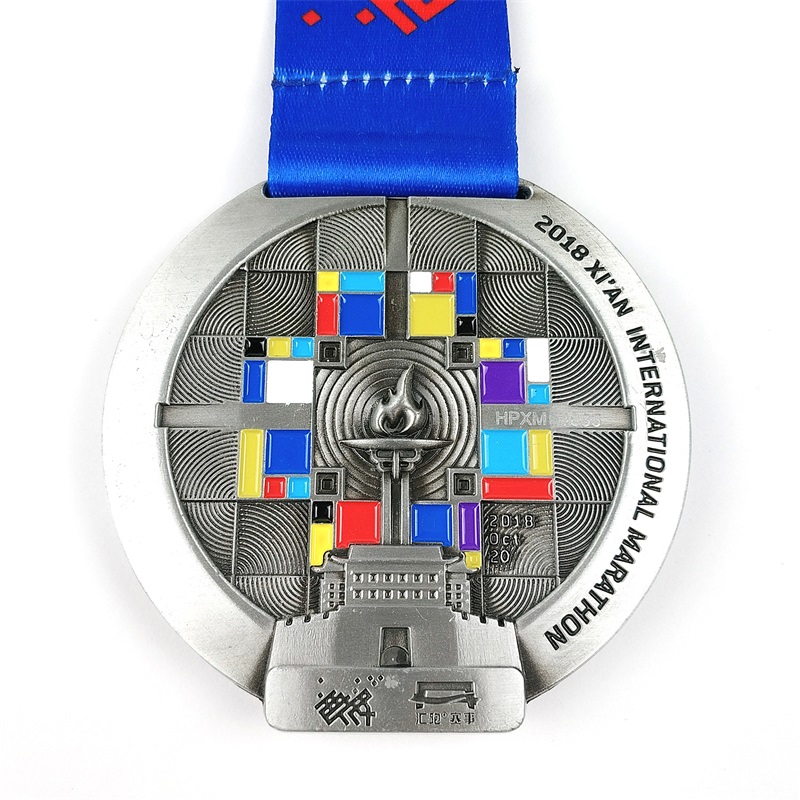 Maratonimitali viimeistelijät 2018 Cool Design Irrotettavat maailmanmaratonpalkinnot mitali