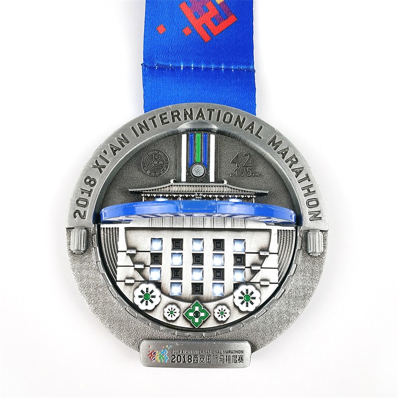 Maratonimitali viimeistelijät 2018 Cool Design Irrotettavat maailmanmaratonpalkinnot mitali