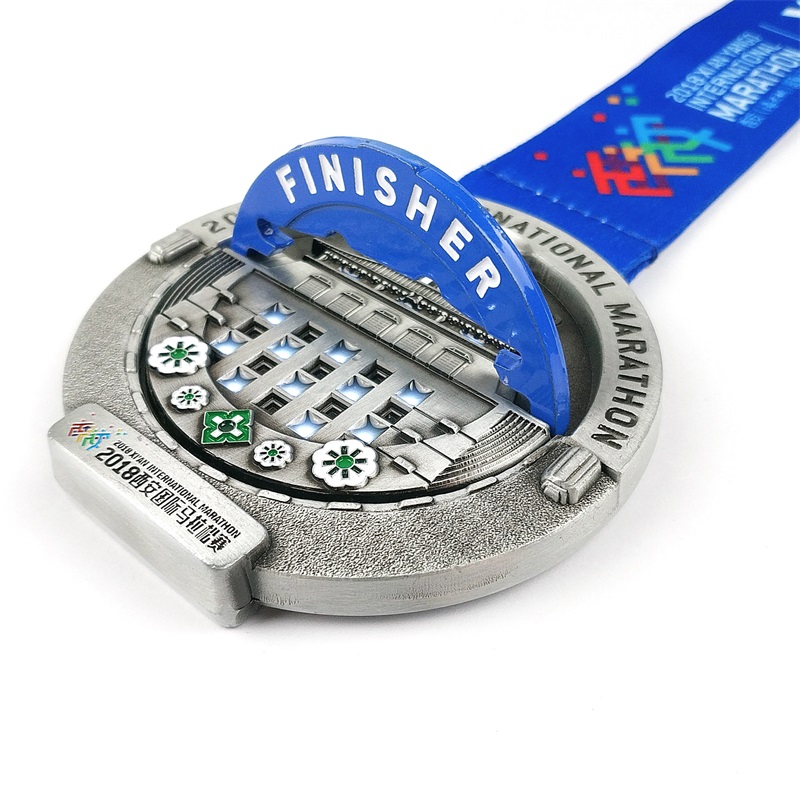Maratonimitali viimeistelijät 2018 Cool Design Irrotettavat maailmanmaratonpalkinnot mitali