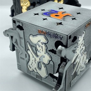 Korkealaatuiset mukautetut maratonmitalimetallit mitali 3D -urheilulla juoksemitali