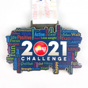 Korkealaatuinen mukautettu suunnittelujoukko Metallimitalipalkinnot kultamitali