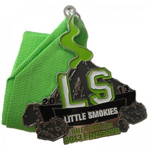 Suunnittele oma tyhjä sinkkiseos 3D Gold Award -maraton, joka juoksee räätälöity metalli -urheilumitali