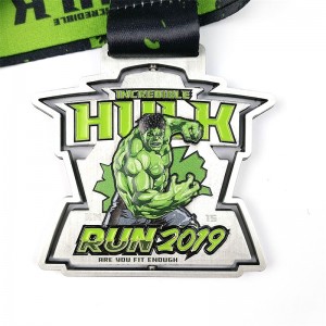 Gag -valmistajan räätälöity mitalit Super Hero Awards Gold -mitali