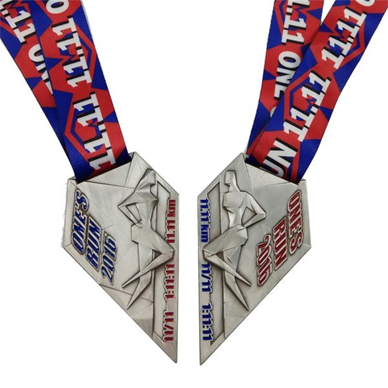Gag Exclusive Design Cast Metal Sport -mitalit, joissa onnauhapolku juoksumitalit