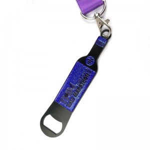 Metallimitali pullon avaajalla mukautetulla metallikultamitalilla