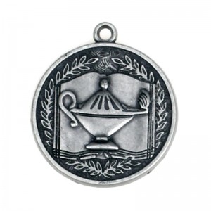 Antiikkiset messinkipinnoitetut metallimitalimitalit