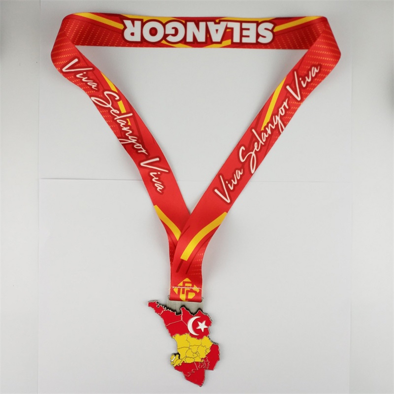 Gag -mitalivalmistaja räätälöity Halpa Honor Awards Metal 3D Gold Prated Sports Race -mitali