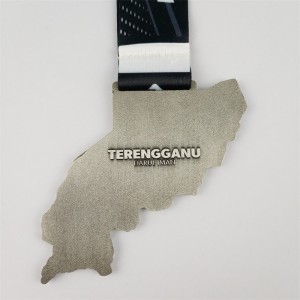 Räätälöity Great Honor Awards Metal 3D Gold Prated Sports Race -mitali