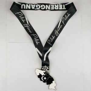 Räätälöity Great Honor Awards Metal 3D Gold Prated Sports Race -mitali