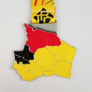 Laser Oma logo 3D Metal Award ODM Gold Silver and Pronze Mitals -lahja