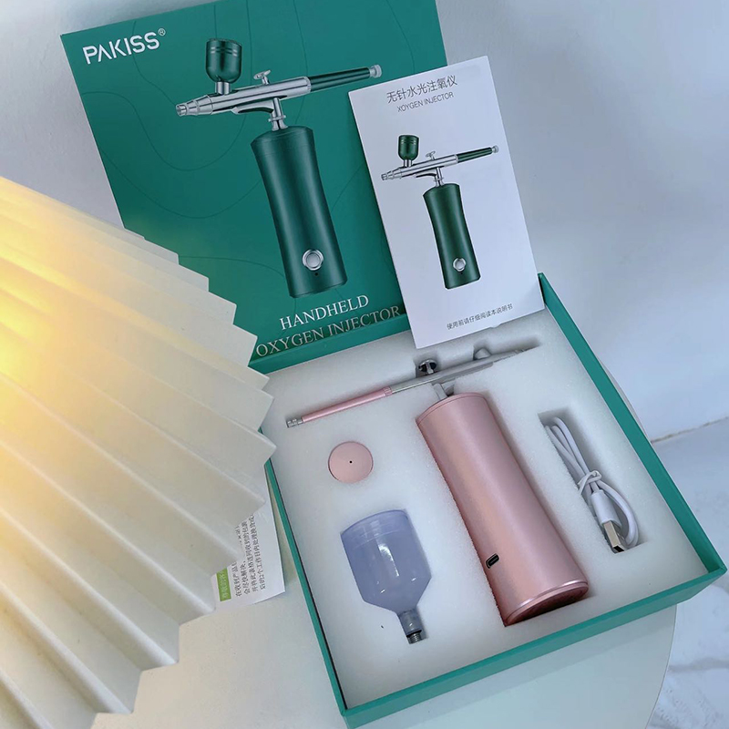 Avoin edistyksellinen ihonhoito happea injektorin hylkääminen käsin läpistävät ihonhoitotilat