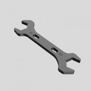 Jakoavain asetettu jakoavain Harbor Freight Alumiinin kaksoispään jakoavain