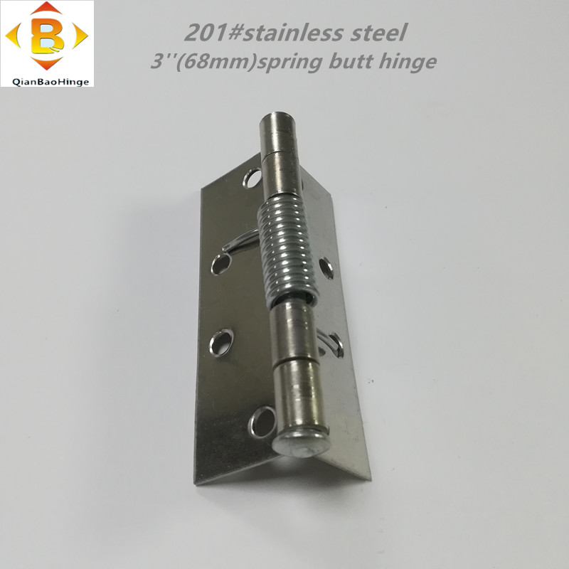201#utlessert Steel Spring Butt Saranan ovi lähempänä saranan puinen ovijousi saranan automaattinen rebound -sarana