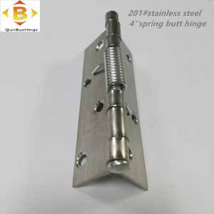 201#utlessert Steel Spring Butt Saranan ovi lähempänä saranan puinen ovijousi saranan automaattinen rebound -sarana