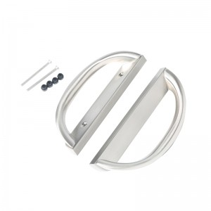 Liukuva patio-ovenkahva-ase, d muoto,näppäimistö (sopii 3-15/16 ”reikäväli)