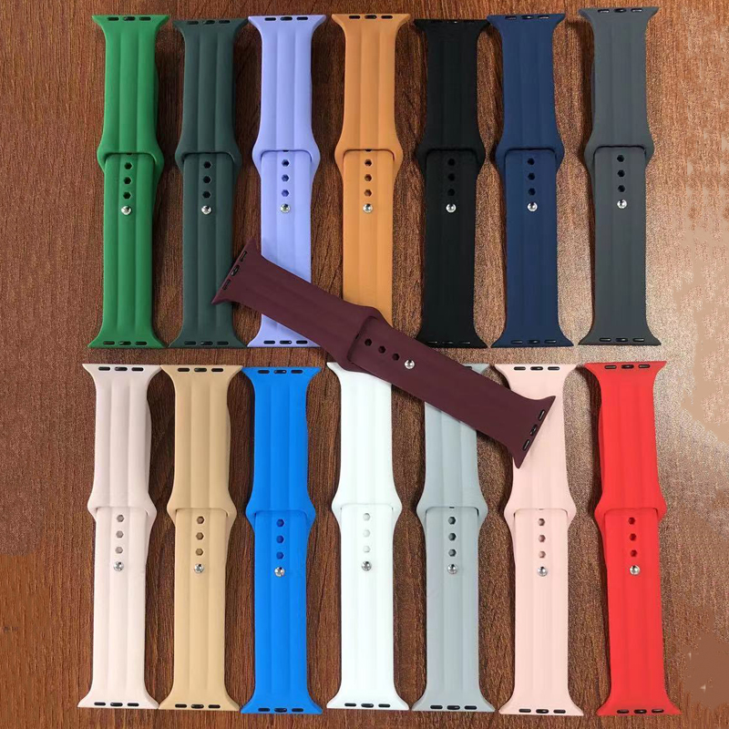 iwatch -silikoniurheilubändin hihnan rannekorukello -hihnat Apple Watch for Apple Watch