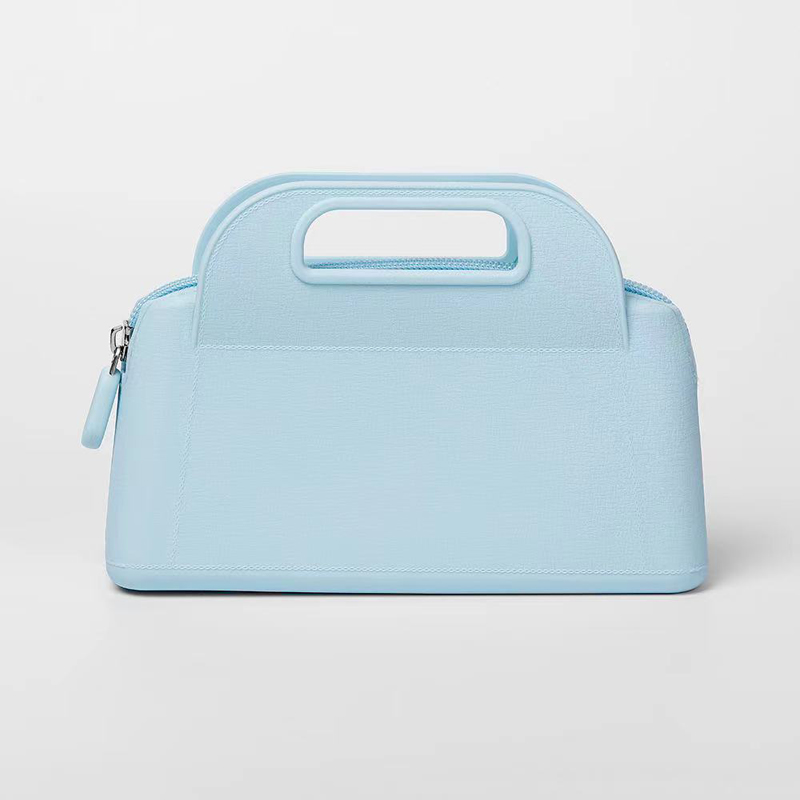 Vedenpitävä piin käsilaukku mukautettu muoti himmeä väri silikoni -laukkuja Ravel Cosmetic Bag