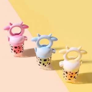 Korkealaatuinen hedelmäsyöttölaite Cartoon Teether -ruoka -asteikko Eco Friendly Nest