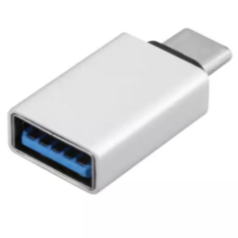 Nikkelipinnoitetun USB-tyypin A pyrstöpistorasia 3-in-1 PC DIY -sovitin.
