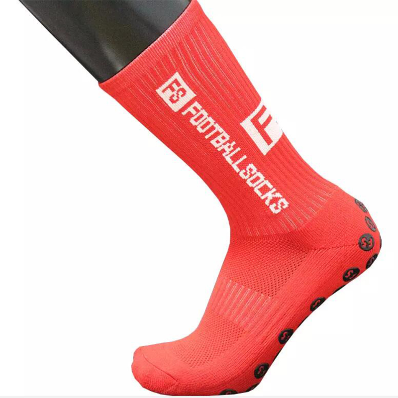 Korkealaatuiset urheilu miesten miehistön sukat Custom Grip anti Slipcer Sock Socks
