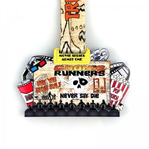 Metalli- ja palkittu metallimitali räätälöity metallileikkausmitalmetaali