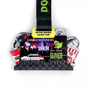 Metalli- ja palkittu metallimitali räätälöity metallileikkausmitalmetaali