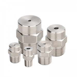 Ruostumattomasta teräksestä valmistettu kiinteä kartion suuttimen pölyminen ja kostutus Korkea ja matalapaineinen sumuutus kartiomainen suuttimet Veden sumupuhdistussuutin