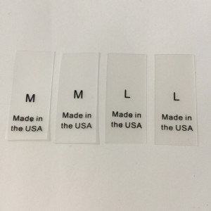 Läpinäkyvä tulostusmerkki, räätälöity korkealaatuinen tulostusmerkki