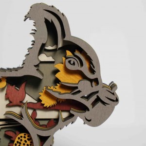 3D -puiset eläinkoristeet