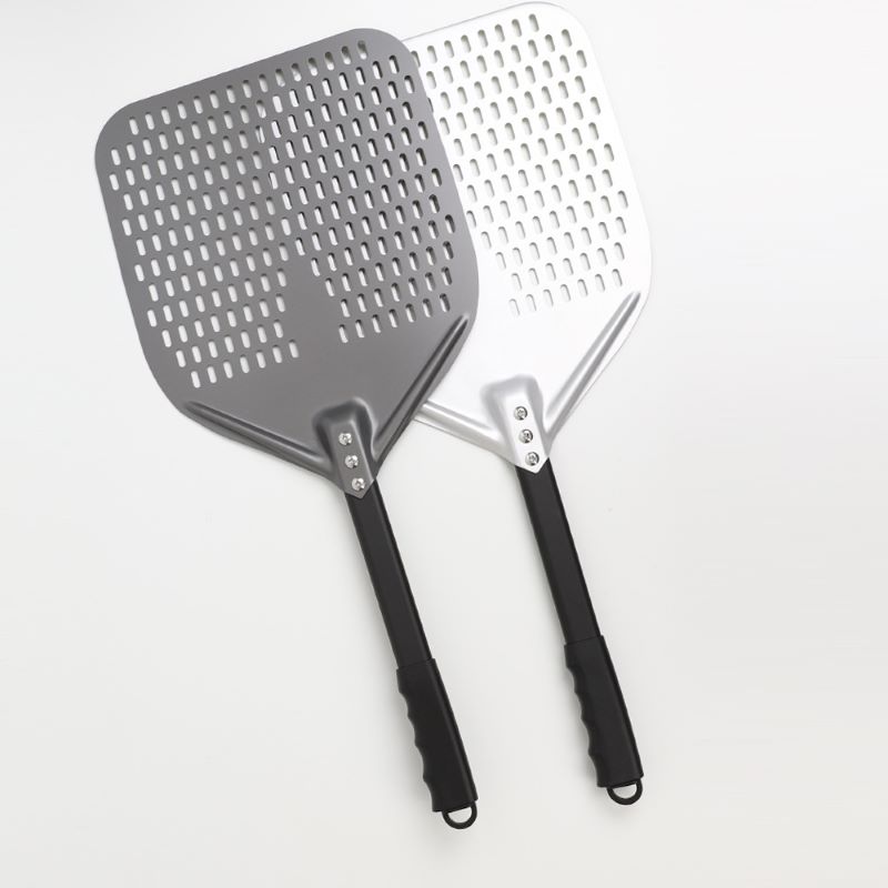 Irrotettava kahva anodisoitu 12 tuuman/13inch/14inch/16inch rei'itetty alumiinipizzakuori pizza -lapio pizza spatula pizza mela