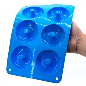 Silikoni -munktimuotit - Stick silikonin munkkipannu, vain pop! Lämmönkestävä, tekee täydellisistä munkkikakkujen kekseistä, BPA -ilmaiseksi, astianpesukoneessa