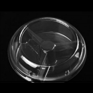 Kolme-complate Fresh-cut Fruits Box Bottom 205*122*58 mm Hj-160