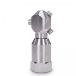 Kiertosäiliön pesu suutin 360 astetta ruostumattomasta teräksestä valmistettu säiliöpesuisu suuttimet