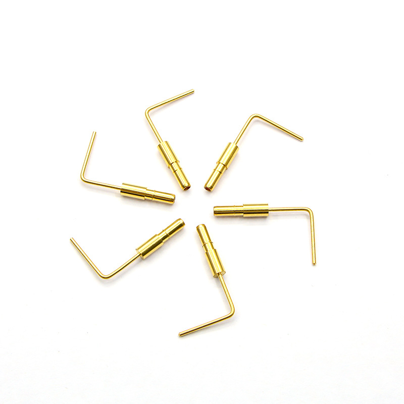 Brass Plug&Sockets PIN --- suorakulmainen päättyminen
