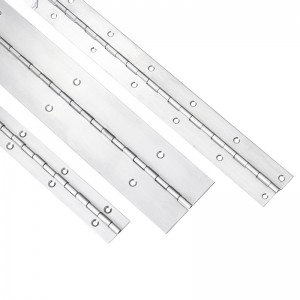 Vakiokoko pitkä saranaa 304#72 \'\' Ruostumattomasta teräksestä valmistettu piano -saranan jatkuva soutukaappi piano -sarana